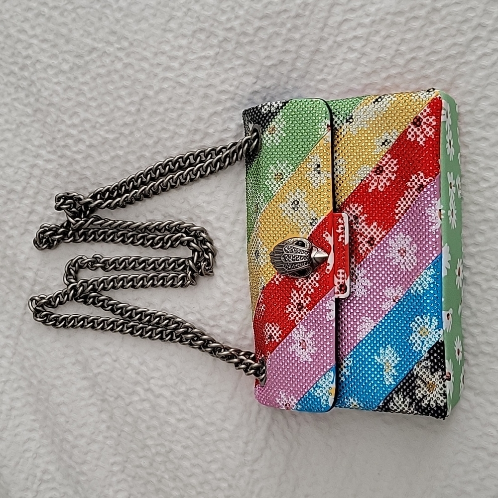 Kurt Geiger Lexi Eagle Floral Kensington Bag